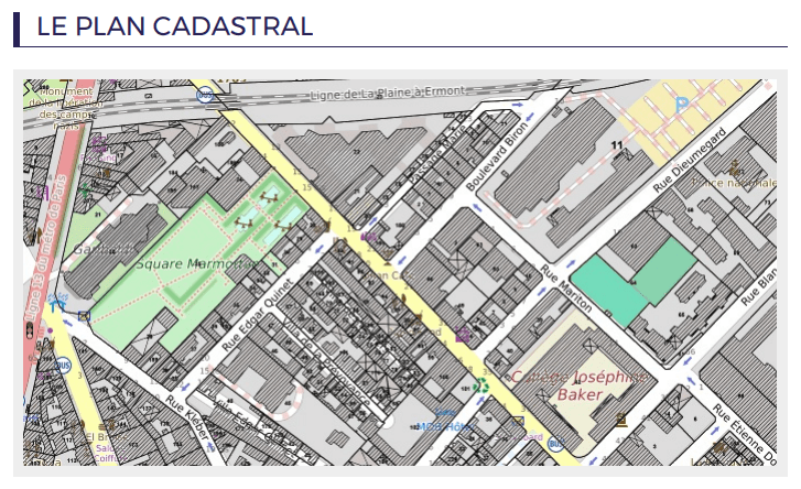 plan cadastral compte-rendu estimation