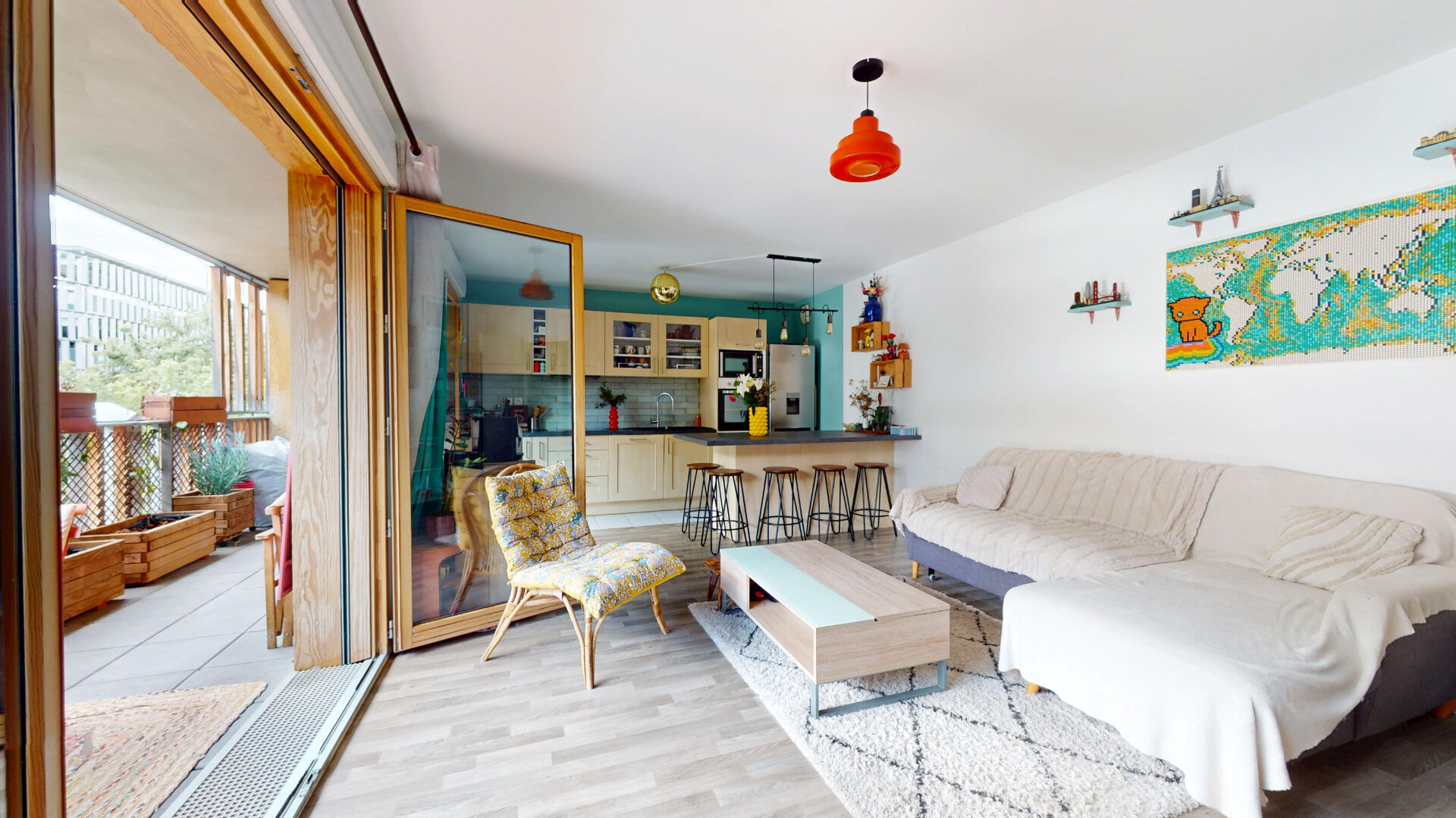Appartement L Ile Saint Denis 4 pièces