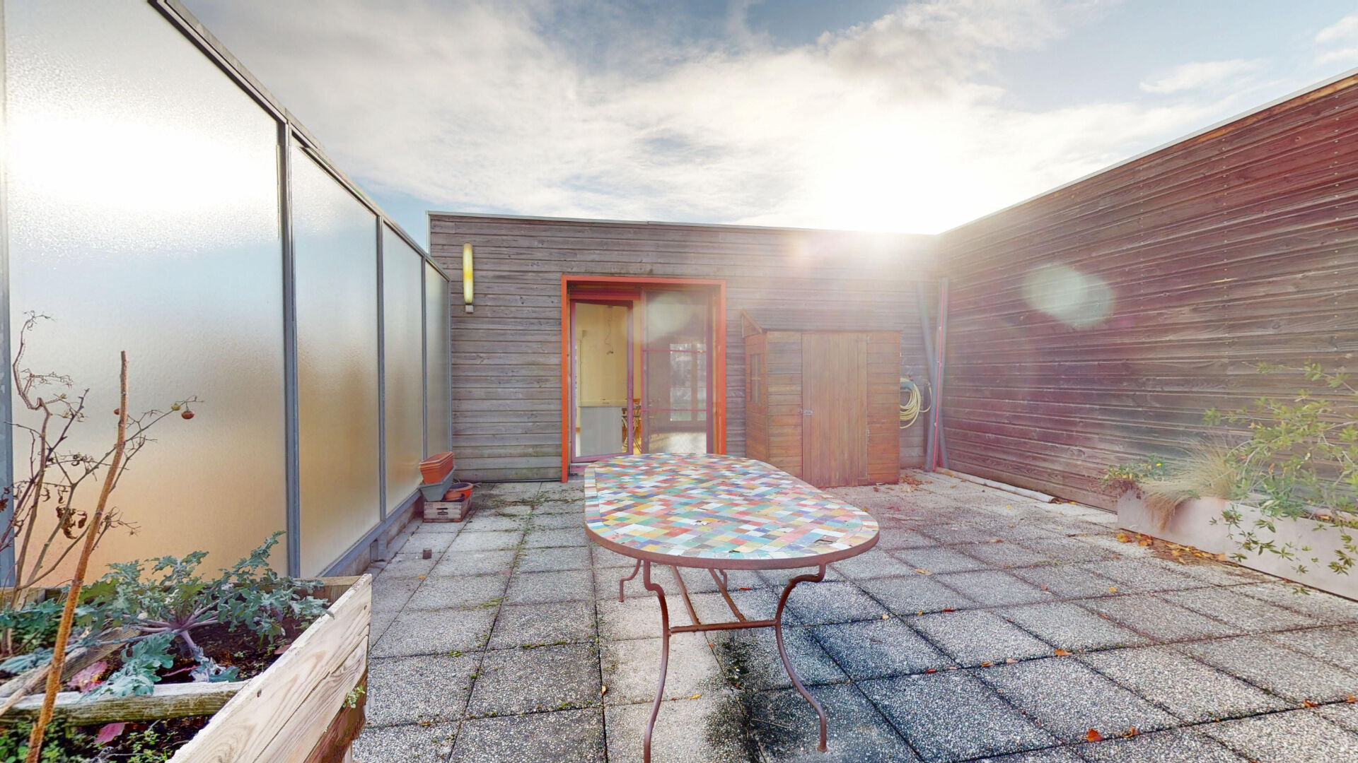 Triplex Pleyel 3/4 pièces avec terrasse de 40m²