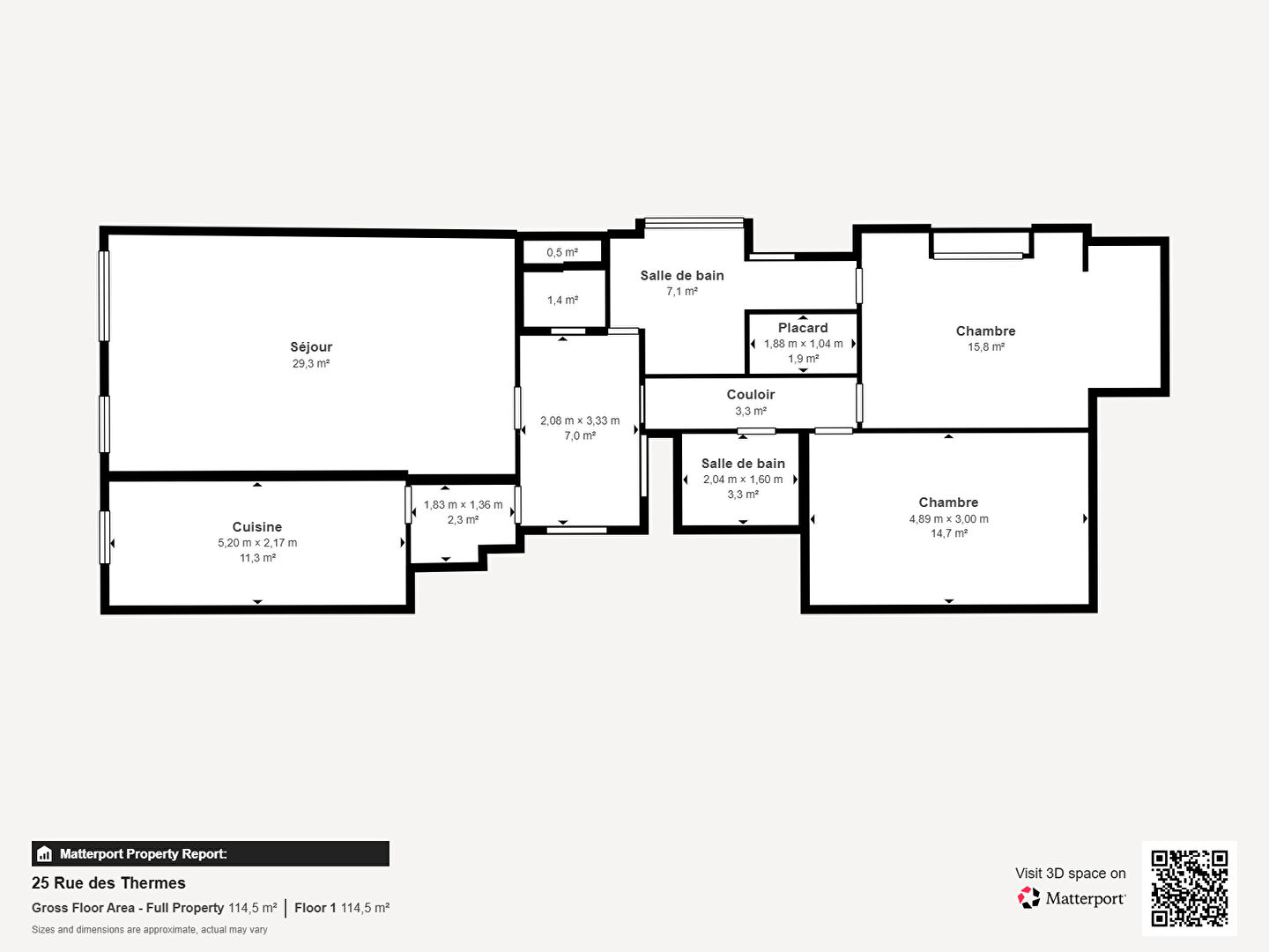 Appartement Enghien Les Bains 3 pièces