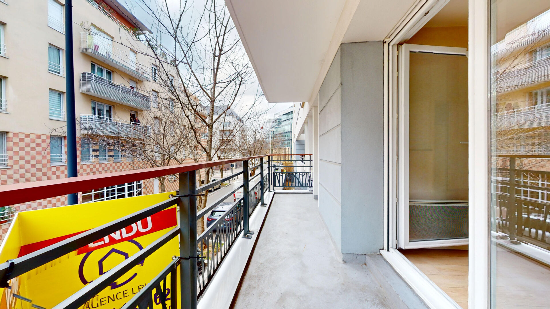 Appartement 3 pièces balcon