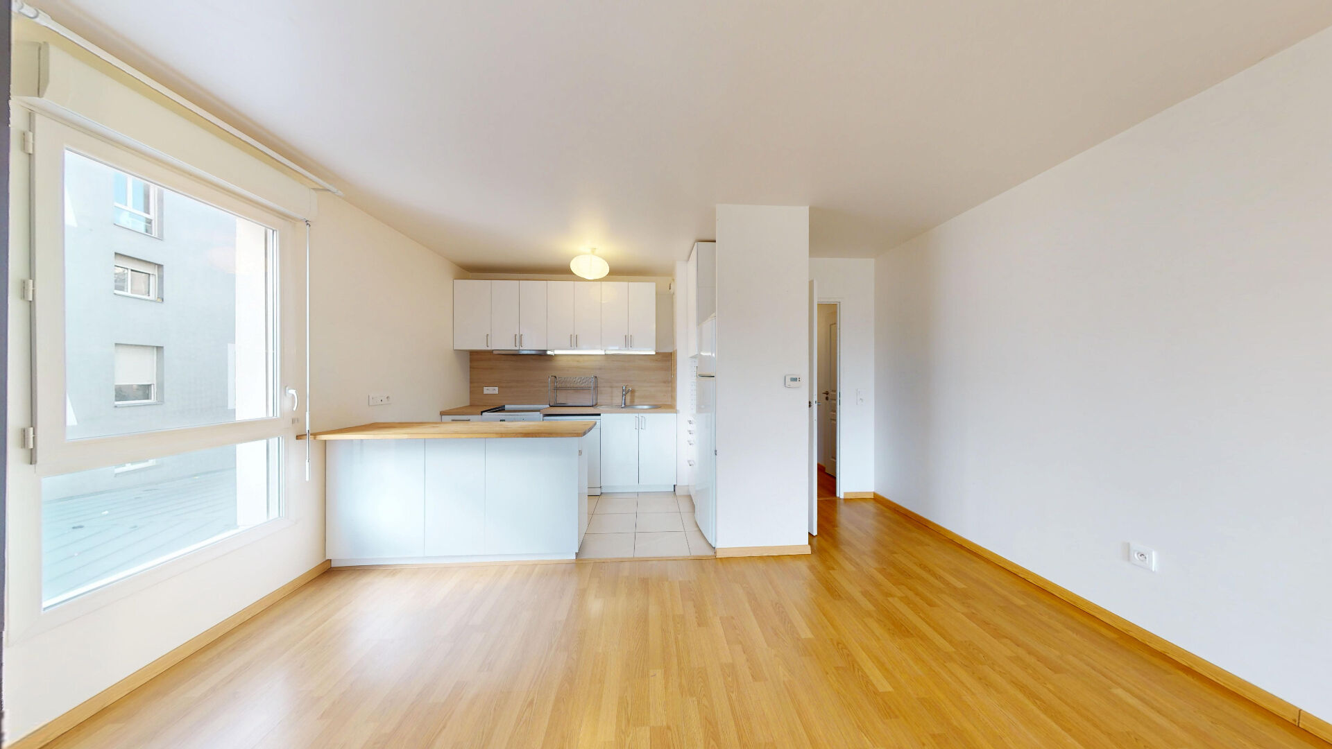 Appartement Saint Ouen Sur Seine 3 pièces lumineux avec une vue dégagée sur le parc.