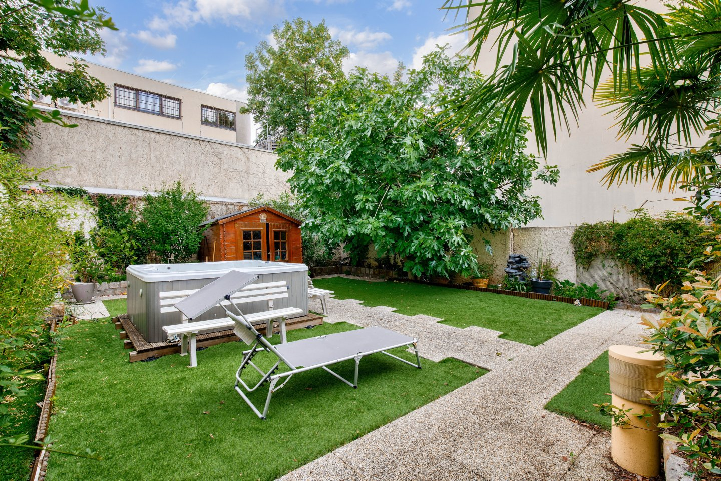 Maison Saint Ouen Sur Seine à vendre jardin sauna jacuzzi