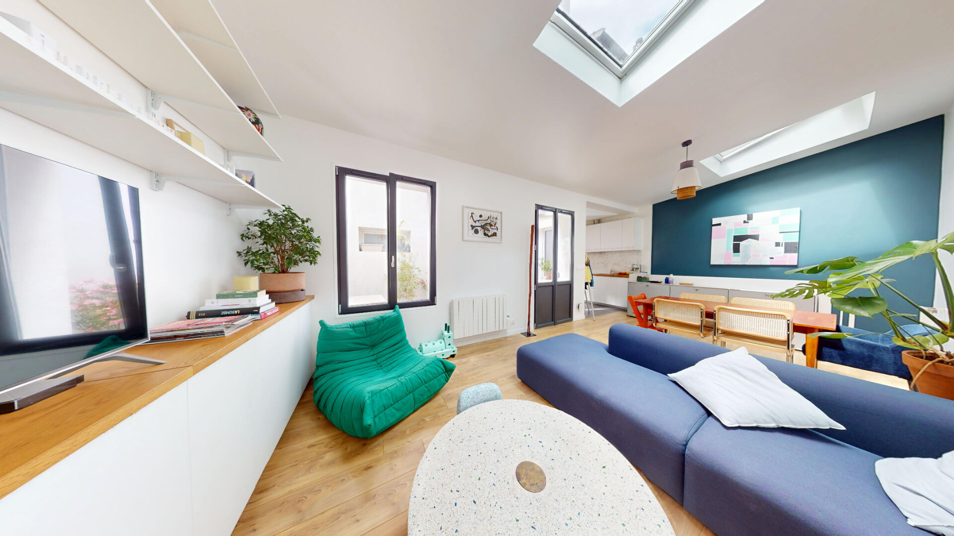 Duplex et sa cour privative