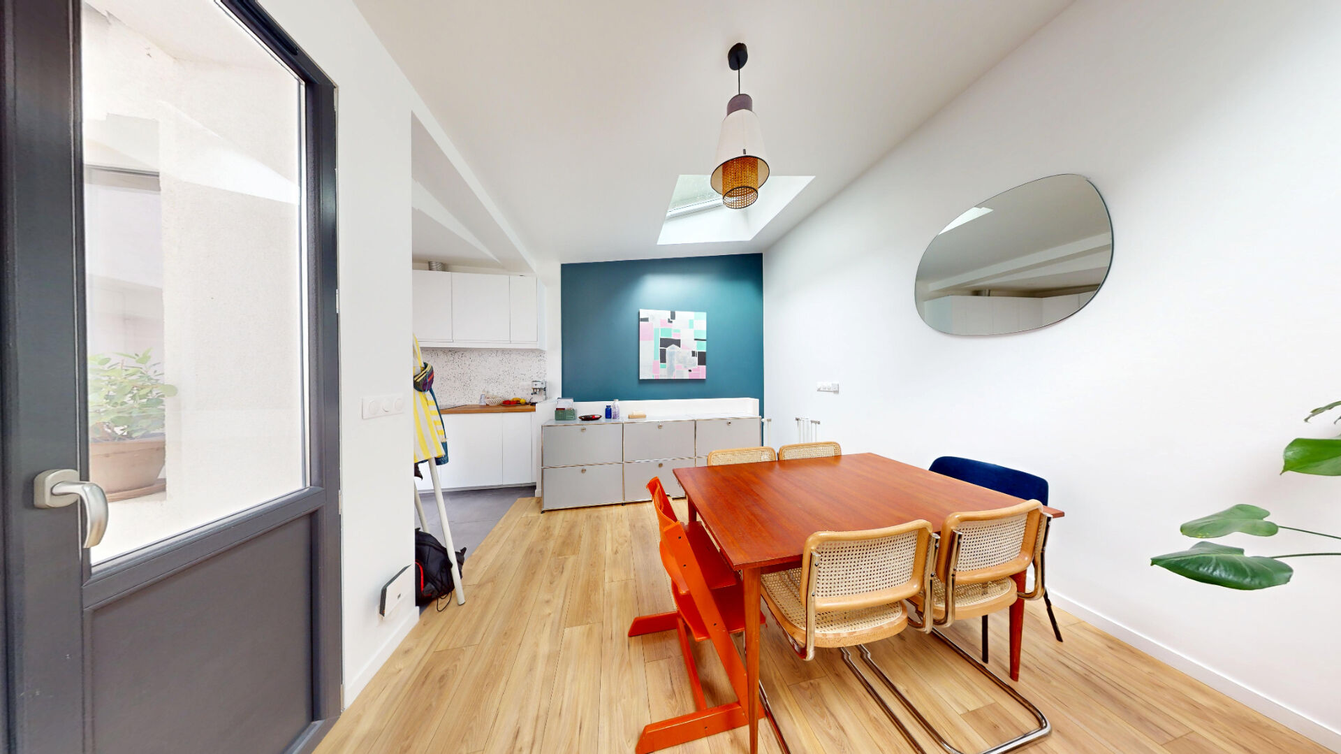 Duplex et sa cour privative