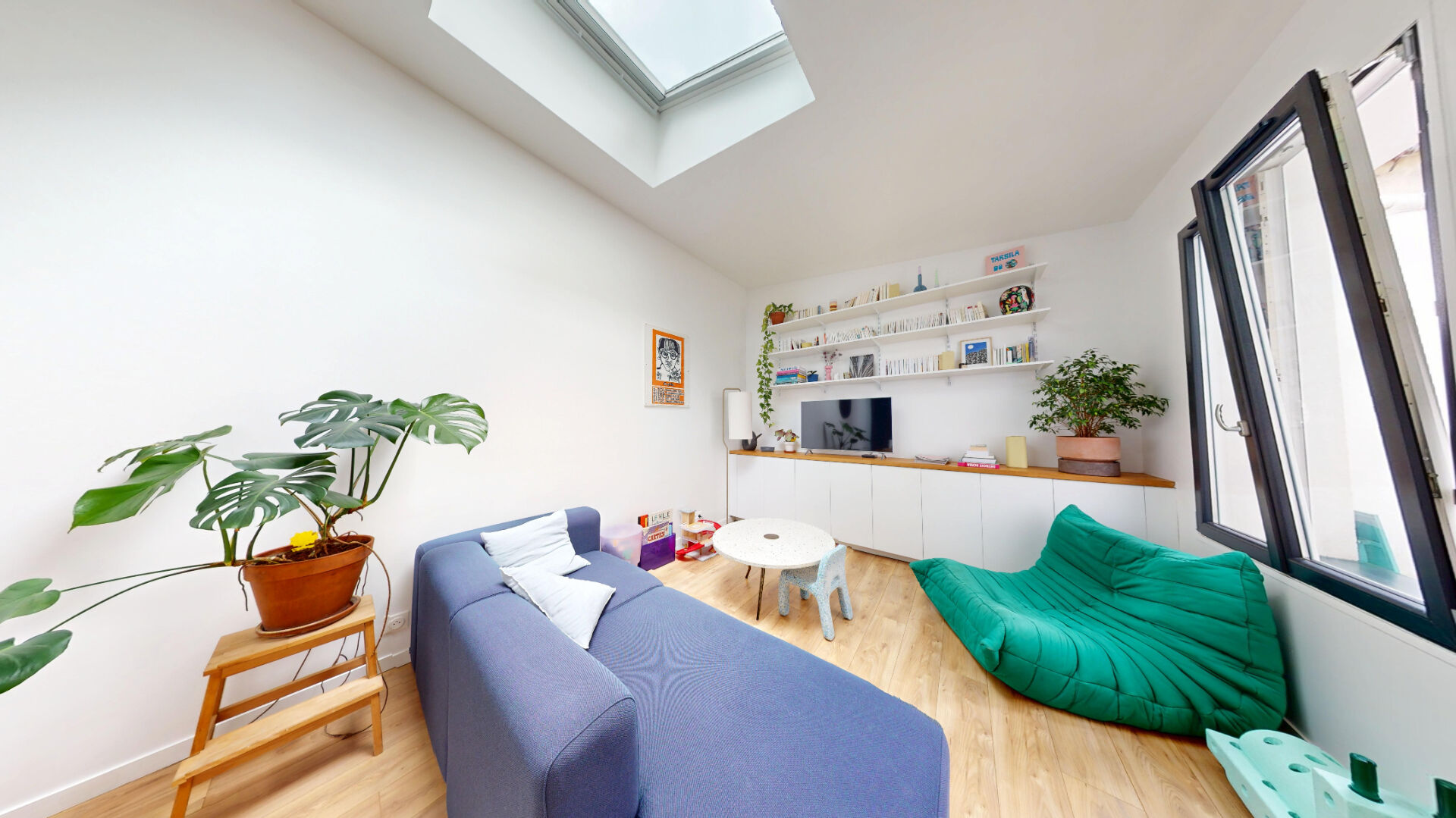 Duplex et sa cour privative