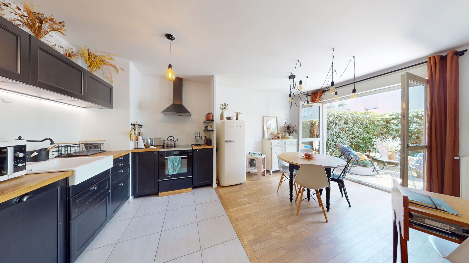 Duplex et son jardin