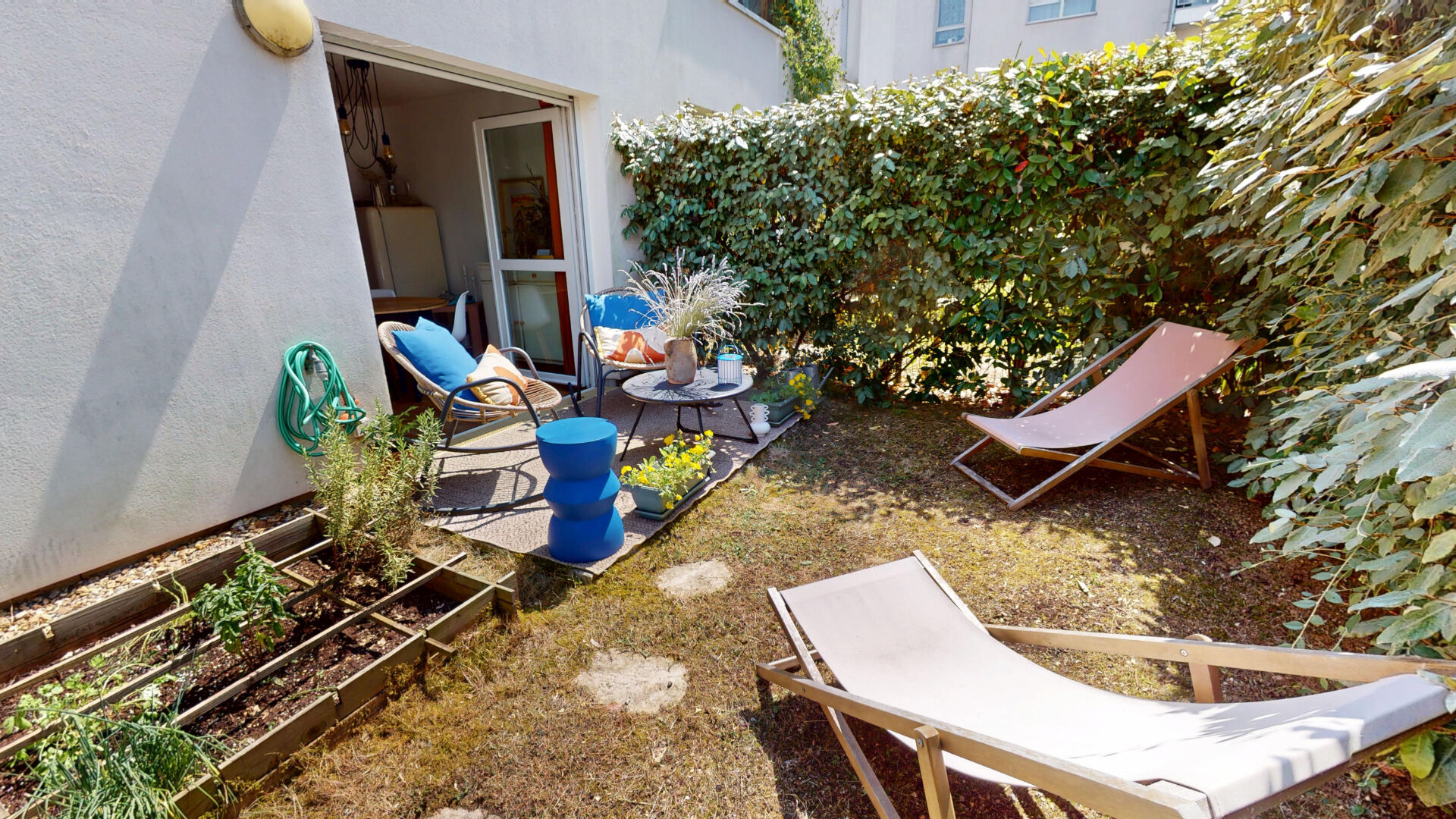 Duplex et son jardin