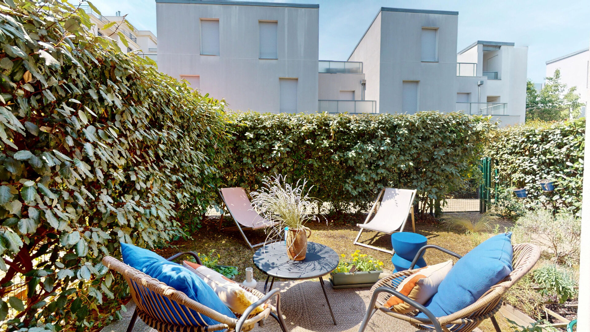 Duplex et son jardin