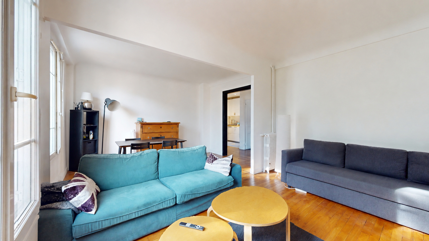 Appartement 2 pièces au pied de la Mairie de Saint-Ouen (métro 13 et 14)