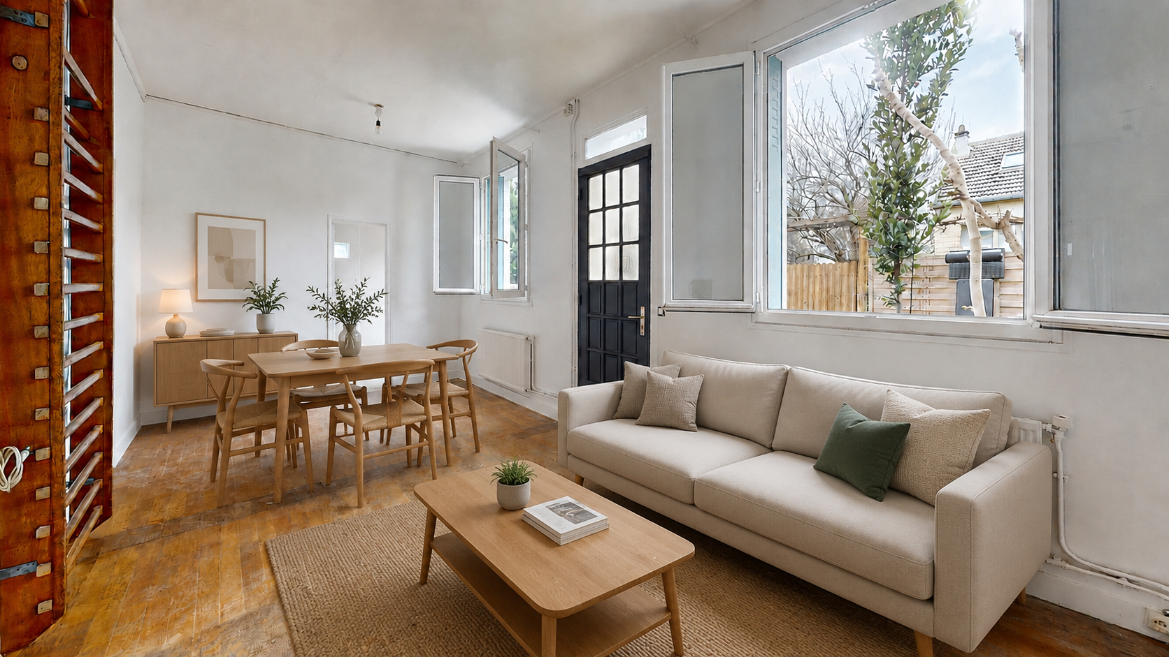 Maison avec cour privative