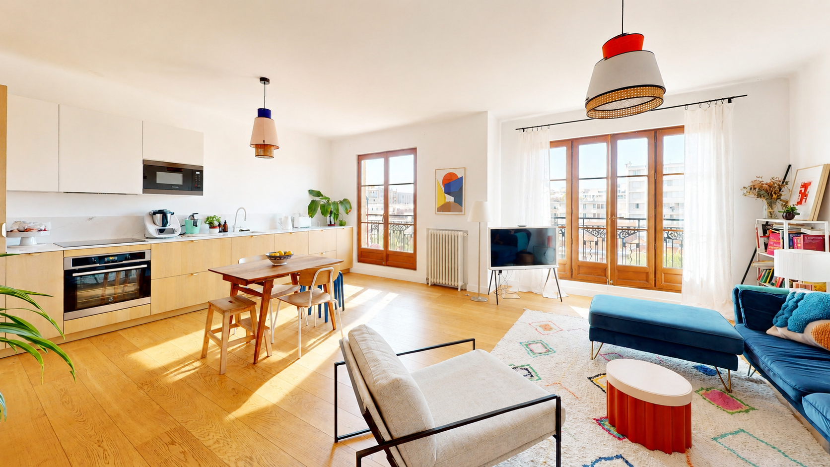 Superbe T3 - 71m² / Métro Mairie de Saint-Ouen (13 et 14)