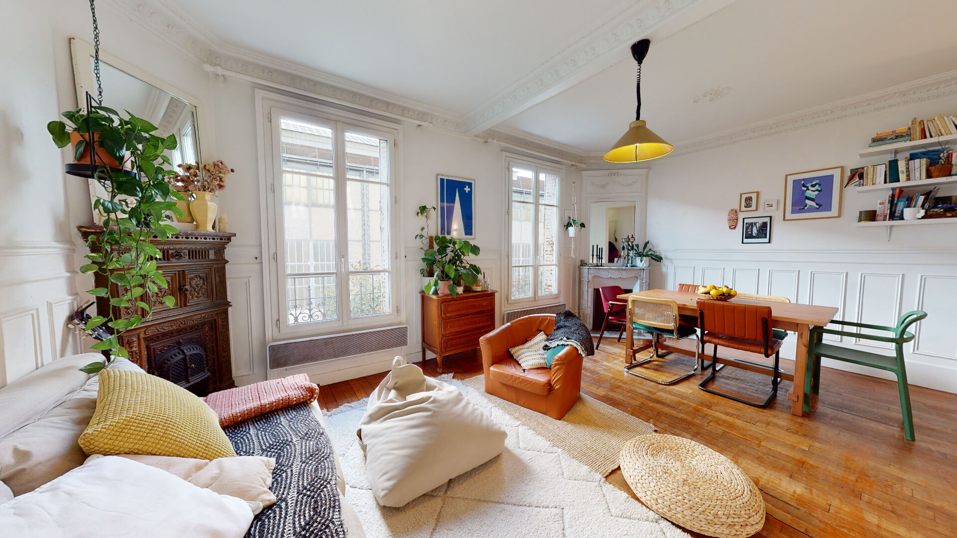 Appartement à vendre 3 pièces au charme de l'ancien à Saint Ouen Sur Seine