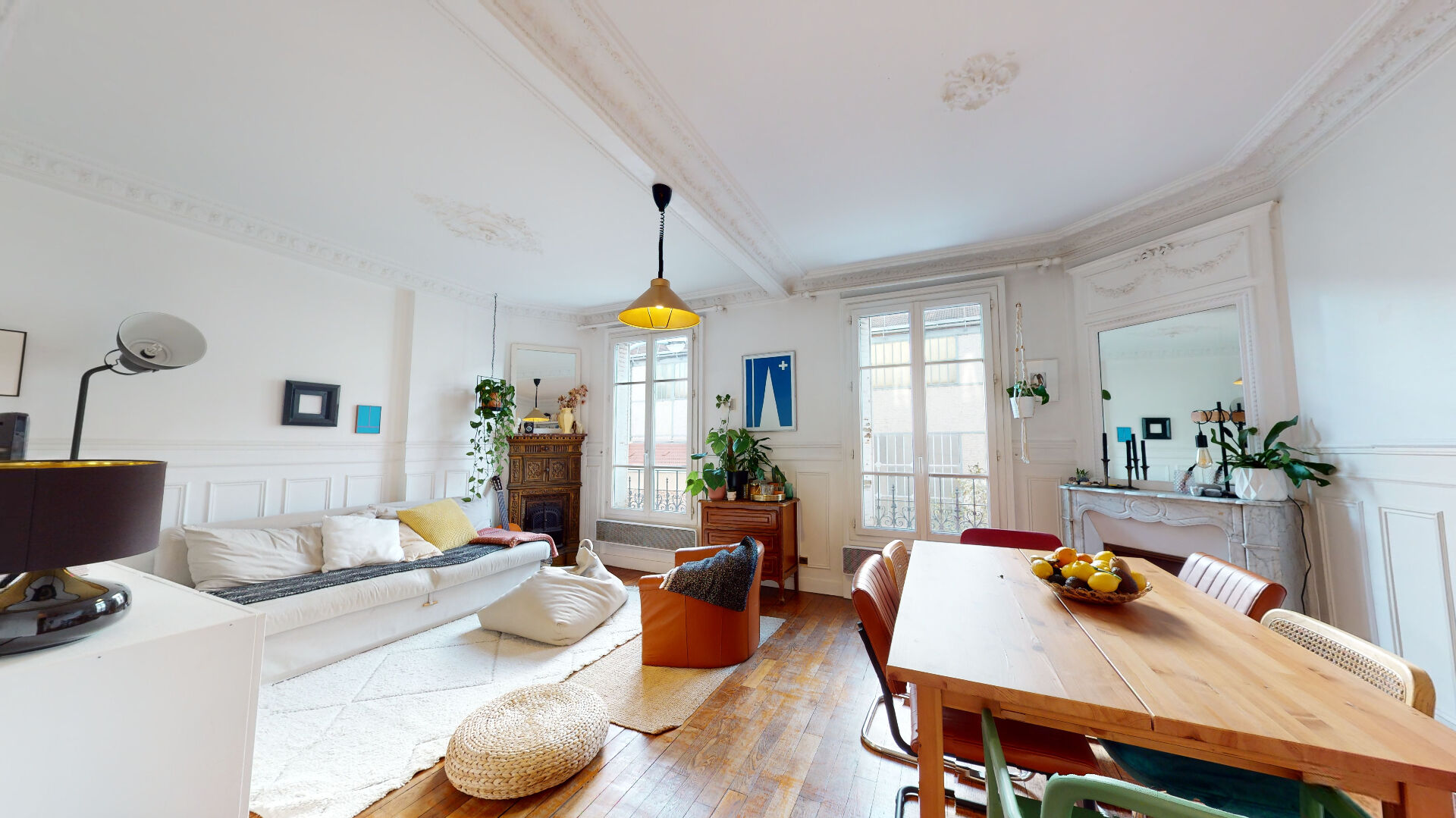 Appartement à vendre 3 pièces au charme de l'ancien à Saint Ouen Sur Seine