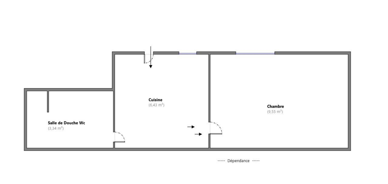 Maison 220 m2 avec terrrasse de 72m² à 4 minutes de Garibaldi