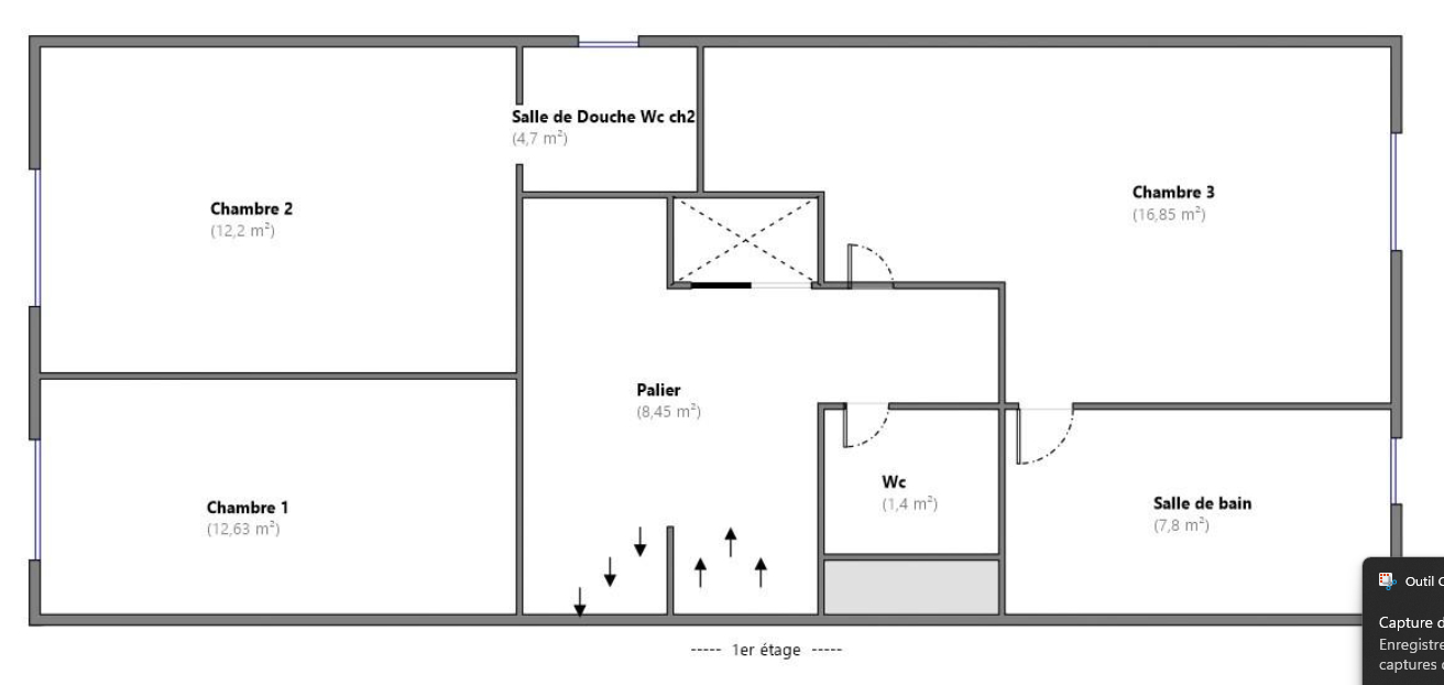 Maison 220 m2 avec terrrasse de 72m² à 4 minutes de Garibaldi