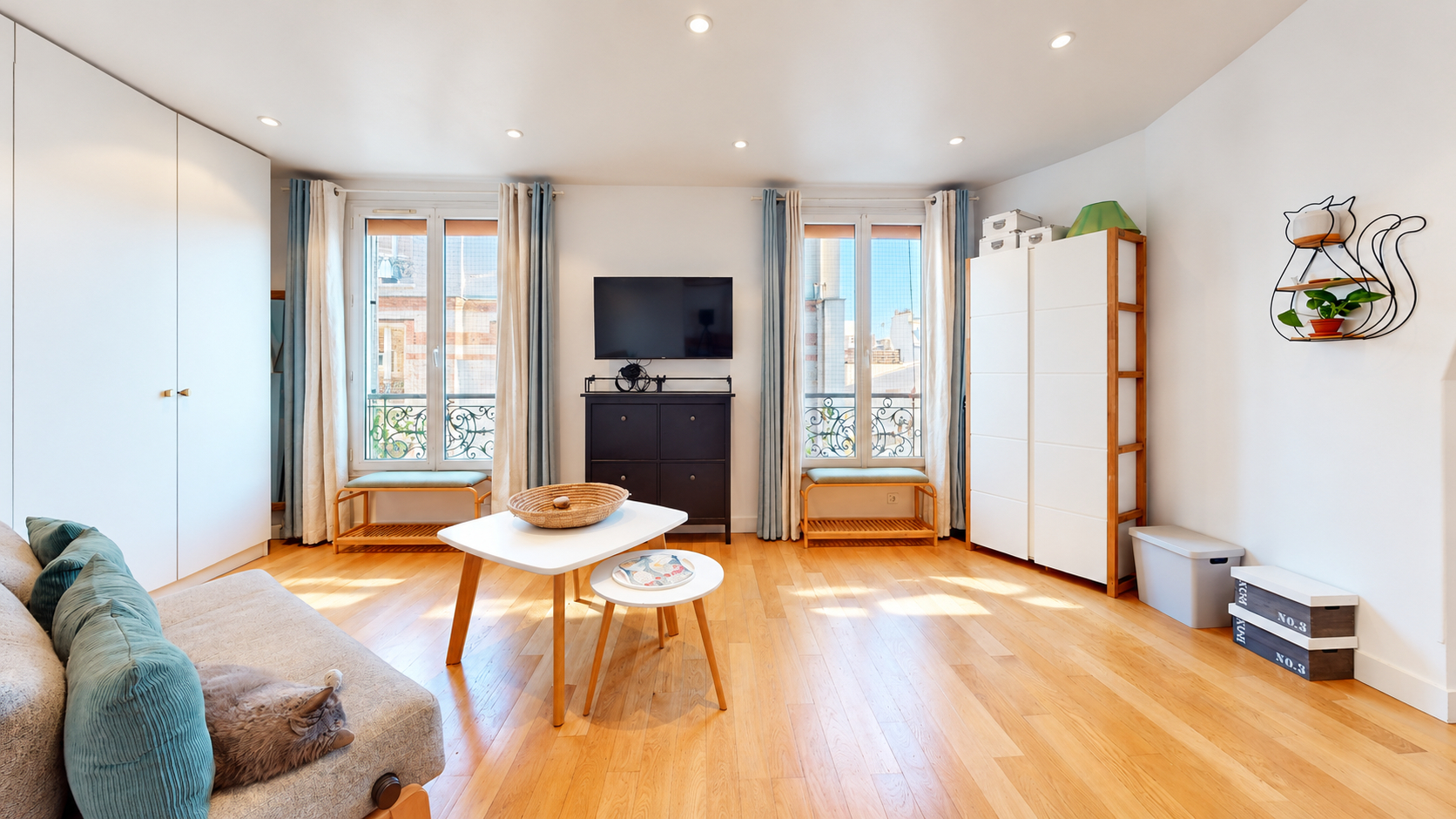 PARIS 17e ? ÉPINETTES ? 39 m² ? CALME ABSOLU