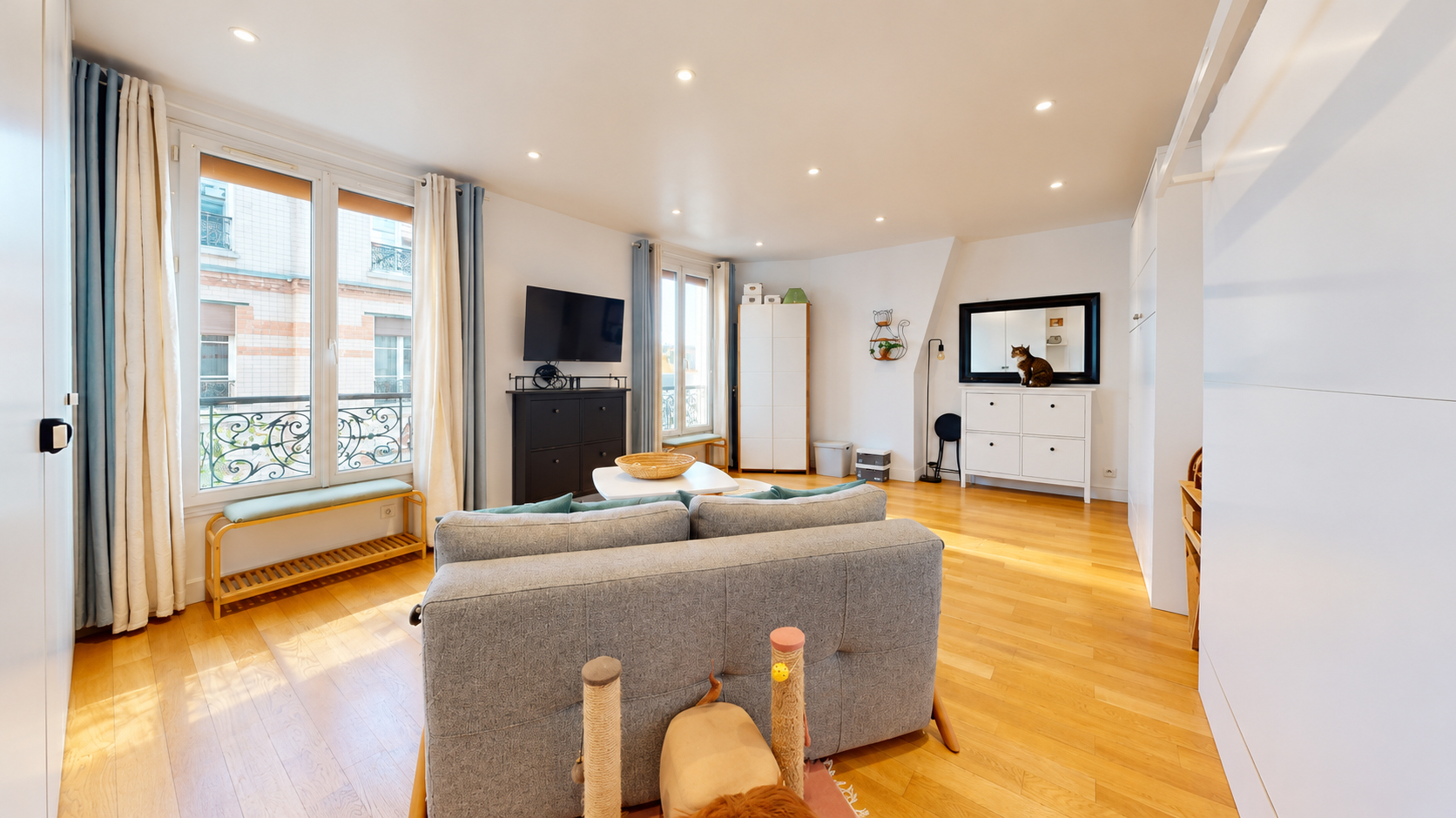 PARIS 17e ? ÉPINETTES ? 39 m² ? CALME ABSOLU
